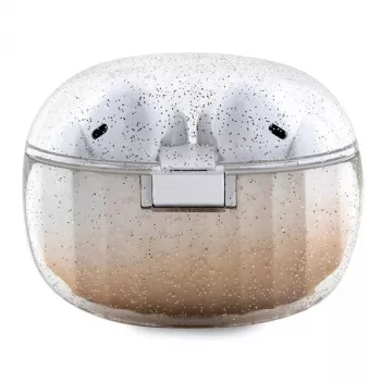 Căști Bluetooth TWS Guess Glitter Gradient cu carcasă de încărcare (aurii)