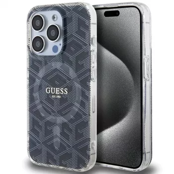 Husă rigidă Guess GUHMP15LHGCUSTGK pentru iPhone 15 Pro 6,1