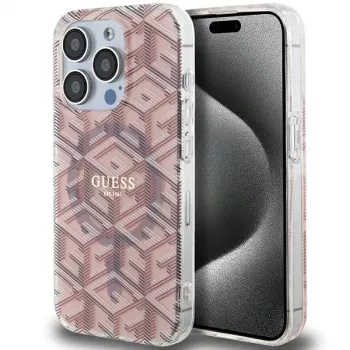 Husă rigidă Guess GUHMP15XHGCUSTGP pentru iPhone 15 Pro Max 6,7