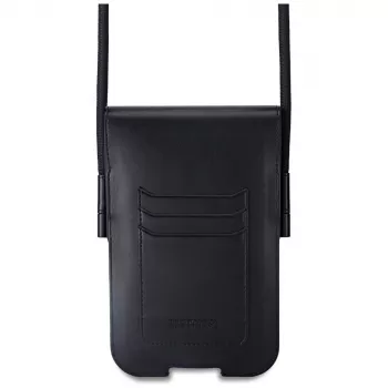 Husă pentru telefon BMW Blue Stripes, neagră