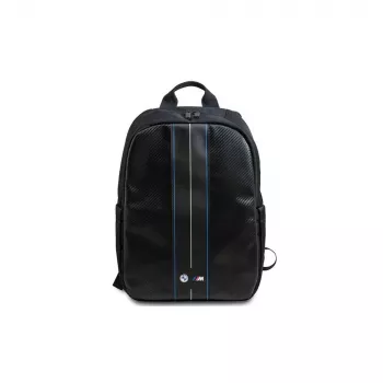 Rucsac BMW BMBP15COMSCAKL 16 negru Carbon Blue Stripes