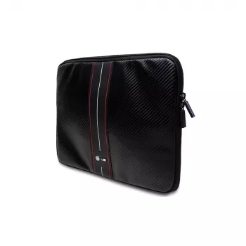 Husă laptop BMW BMCS14COMSCAKR 14 inch Black Carbon Red Stripes