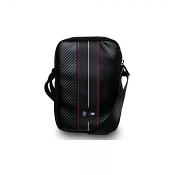 Carcasă spate BMW M Motorsport Carbon Red Stripes pentru Apple iPhone 8/7/6s/6