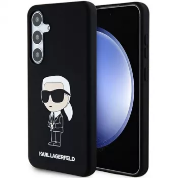 Karl Lagerfeld husă din silicon Ikonik pentru Samsung Galaxy S24 - negru