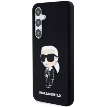Karl Lagerfeld husă din silicon Ikonik pentru Samsung Galaxy S24 - negru
