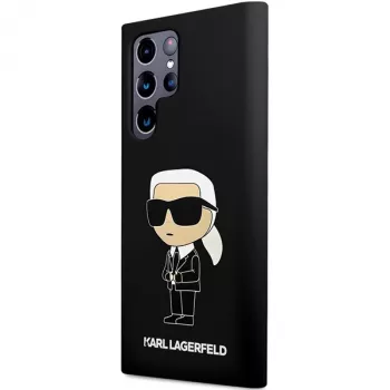 Karl Lagerfeld husă din silicon Ikonik pentru Samsung Galaxy S24 Ultra - negru