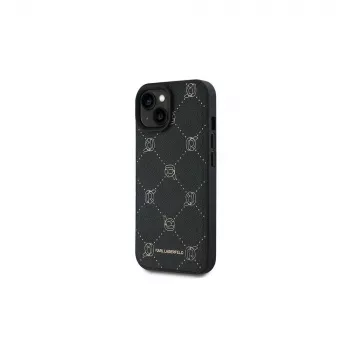 Husă Karl Lagerfeld KLHMP15MPGKHPHK pentru iPhone 15 Plus 6,7 inch Black Karl Head MagSafe