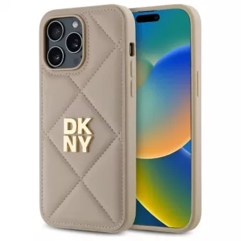 Husă DKNY DKHCP14XPQDSLE Quilted Stack Logo pentru iPhone 14 Pro Max 6,7