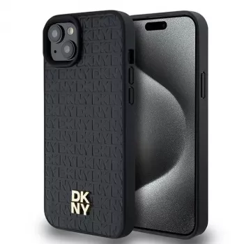 Husă rigidă DKNY DKHMP15SPSHRPSK pentru iPhone 15/14/13 6,1