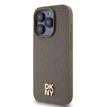 Husă rigidă DKNY DKHMP15XPSHRPSW pentru Apple iPhone 15 Pro Max 6,7