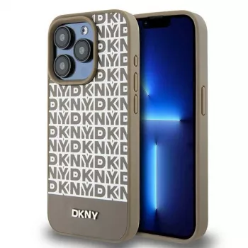 Husă rigidă DKNY DKHMP15LPSOSPW pentru iPhone 15 Pro 6,1