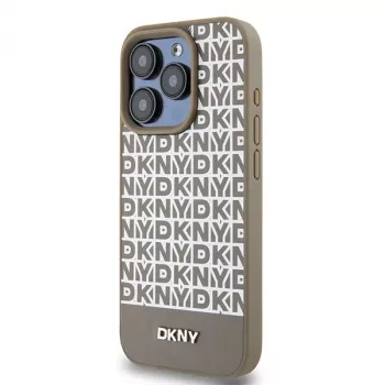 Husă rigidă DKNY DKHMP15LPSOSPW pentru iPhone 15 Pro 6,1