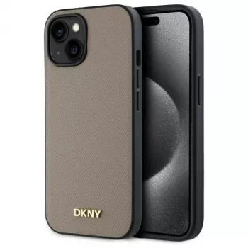 Husă rigidă DKNY DKHMP15SPGHLME pentru Apple iPhone 15 6,1