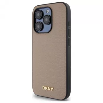 Husă rigidă DKNY DKHMP15LPGHLME pentru iPhone 15 Pro 6,1
