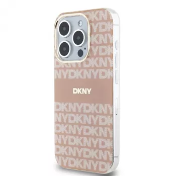 Husă rigidă DKNY DKHMP14XHRHSEP IML Mono & Stripe MagSafe pentru Apple iPhone 14 Pro Max 6,7