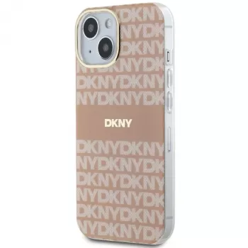 Husă rigidă DKNY DKHMP15MHRHSEP pentru Apple iPhone 15 Plus / 14 Plus 6,7