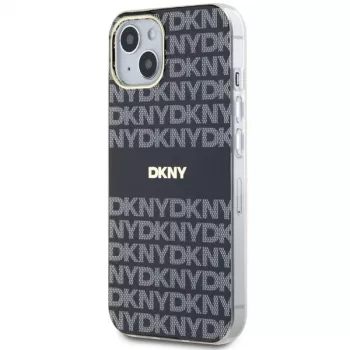 Husă rigidă DKNY DKHMP14SHRHSEK IML Mono & Stripe pentru iPhone 14/15/13 6,1