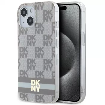 Husă rigidă DKNY DKHMP14SHCPTSE pentru iPhone 14/15/13 6,1