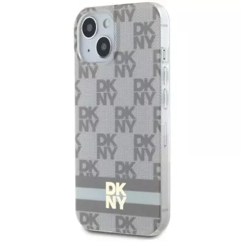 Husă rigidă DKNY DKHMP14SHCPTSE pentru iPhone 14/15/13 6,1