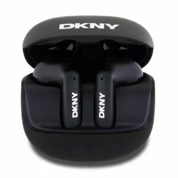 Căști true wireless DKNY DKTWST6AEHLK, Bluetooth 5.0, finisaj satinat, negre