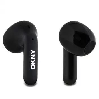 Căști true wireless DKNY DKTWST6AEHLK, Bluetooth 5.0, finisaj satinat, negre