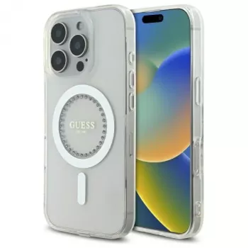 Guess GUHMP16LPFTDTEH carcasă rigidă pentru Apple iPhone 16 Pro 6,3