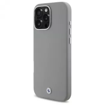 BMW M Collection Sign Full Wrapped Metal Husă rigidă pentru Apple iPhone 16 Pro Max 6,9 inch gri MagSafe