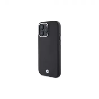 BMW BMHMP16X23PUFWK iPhone 16 Pro Max 6,9 inch Husă rigidă negru Sign Full Wrapped Metal MagSafe