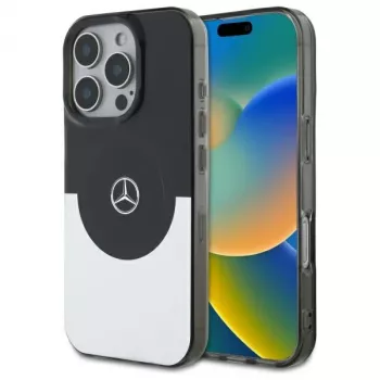 Husă rigidă Mercedes-Benz MEHMP16X23HBIGK pentru iPhone 16 Pro Max 6,9
