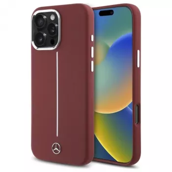 Husă din silicon Mercedes-Benz pentru iPhone 16 Pro Max 6,9