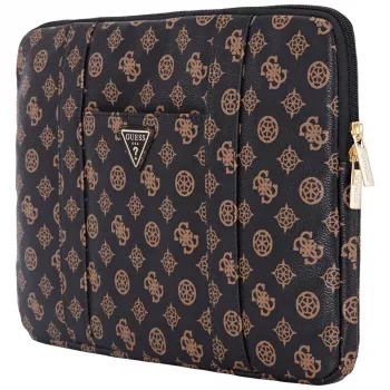Guess Sleeve 14 Peony PocketTriangle Huse laptop negru