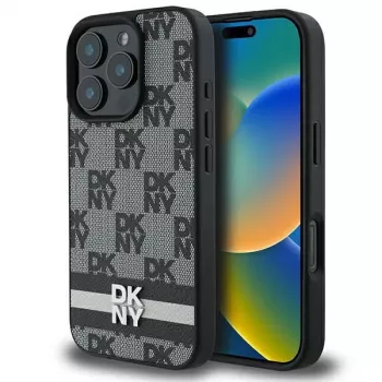 DKNY DKHCP16LPCPTSSK Huse hard pentru Apple iPhone 16 Pro 6,3