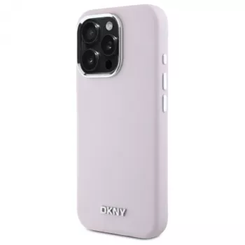 DKNY DKHMP16XSMCHLP Huse hard din silicon lichid MagSafe pentru Apple iPhone 16 Pro Max 6,9