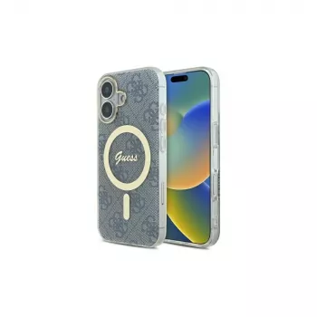 Guess GUHMP16SH4STB iPhone 16 6,1 inch husă rigidă IML 4G MagSafe albastră