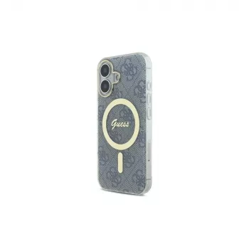 Guess GUHMP16SH4STB iPhone 16 6,1 inch husă rigidă IML 4G MagSafe albastră