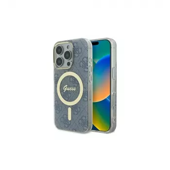 Guess GUHMP16XH4STB husă rigidă pentru Apple iPhone 16 Pro Max 6,9 inch albastră IML 4G MagSafe