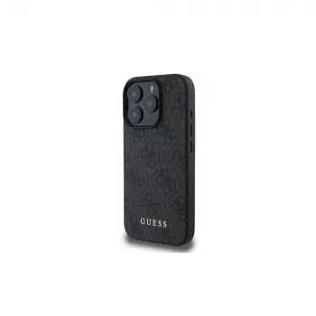 Guess 4G Classic husă pentru Apple iPhone 16 Pro, neagră