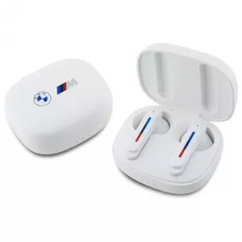 Căști in-ear true wireless stereo (TWS) Bluetooth 5.1 BMW BMBEMIATP20LOH cu suport de încărcare - albe