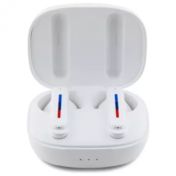 Căști in-ear true wireless stereo (TWS) Bluetooth 5.1 BMW BMBEMIATP20LOH cu suport de încărcare - albe