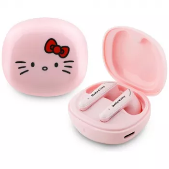 Hello Kitty O Glossy Finish TWS Earbuds roz