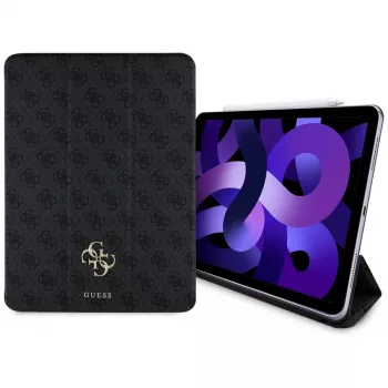 Guess GUFC13RM24PS4SGK iPad Air 13 M2 2024 / M3 2025 / M4 2026 Husă folio magnetică 4G Big Logo neagră