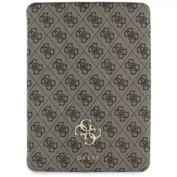 Guess GUFC11PM24PS4SGW iPad Pro 11 M4 2024 / M5 2025 Husă folio magnetică 4G Big Logo maro