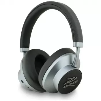 Căști over-ear Bluetooth ANC KARL LAGERFELD Grained Initials, negre
