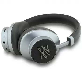 Căști over-ear Bluetooth ANC KARL LAGERFELD Grained Initials, negre
