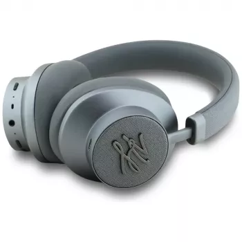 Căști over-ear Bluetooth ANC Karl Lagerfeld Grained Initials, gri