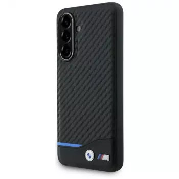 Husă BMW M Carbon pentru Samsung Galaxy A56, neagră