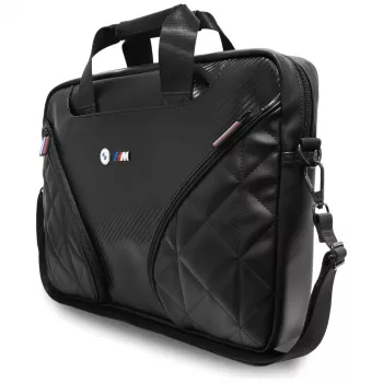 Rucsac pentru laptop BMW Carbon Pockets & Metal Logo 16 inch negru