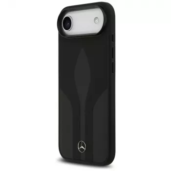 Mercedes Leather The Move MagSafe husă pentru iPhone Air neagră
