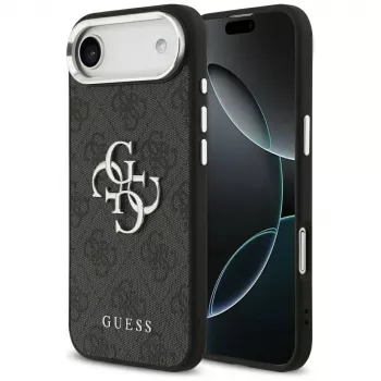 Husă Guess 4G Big 4G Classic Logo pentru iPhone Air - neagră/argintiu