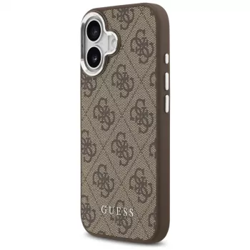 Husă Guess 4G Classic Logo MagSafe pentru iPhone 17, maro